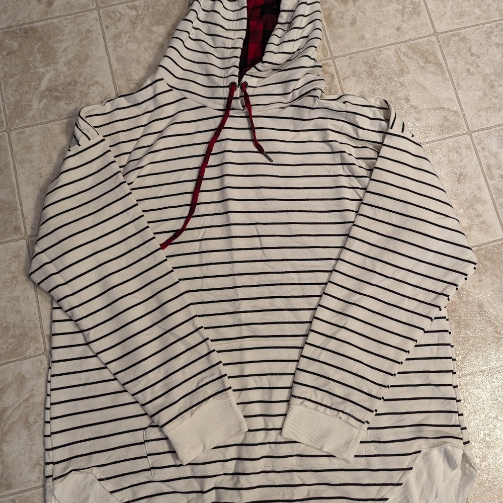 Maurices striped buffalo plaid Top